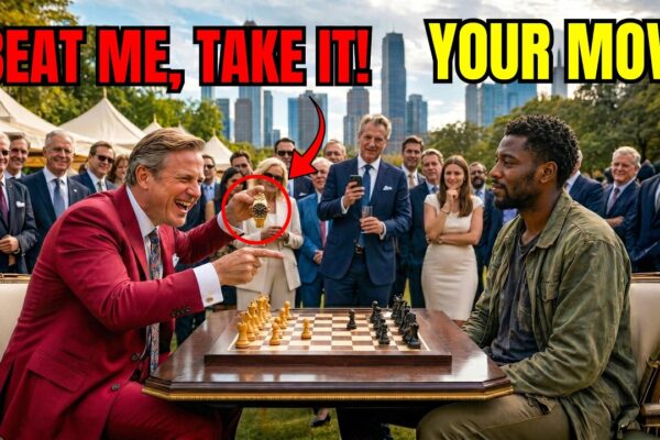 Billionaire Dared Black Homeless Man: “Beat Me at Chess, Take My Rolex” — His Hands Shook by Move 6