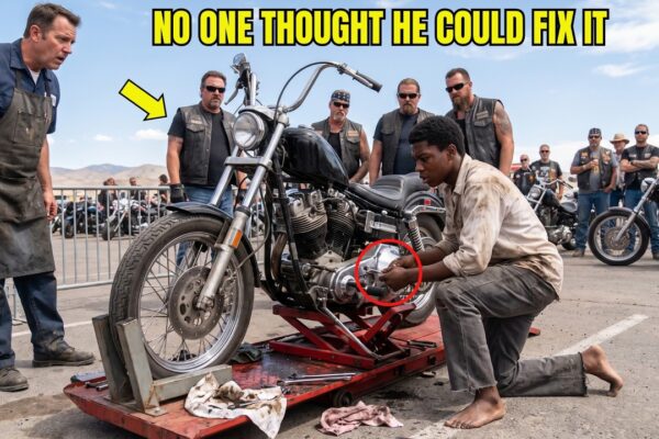 50 Top Mechs Fail to Fix a Hells Angels Bike—Until a Barefoot 18-Year-Old Walks Over: “I Can Fix It”