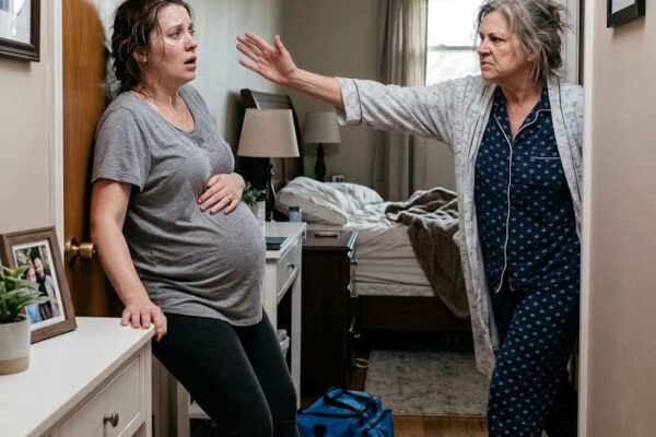 She Locked the Bathroom Door After I Gave Birth Alone