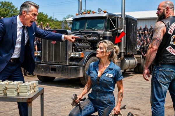 CEO Bet $60K Nobody Could Fix the Hells Angels’ Truck—Then a Female Janitor Said “5 Minutes ” 
