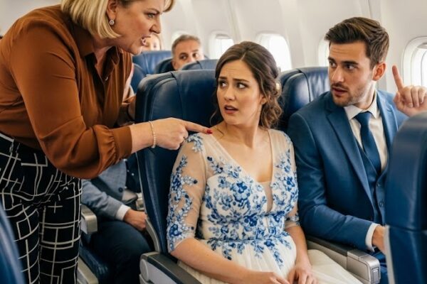 She Insisted on Switching Seats With a Newlywedded Bride — The Groom Said NO