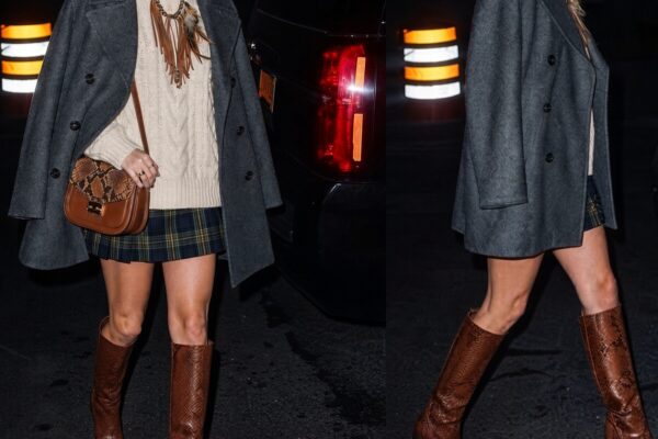 “He Gave Her His Clothes!” Taylor Swift Stuns in Boyfriend’s Sweater During Steamy Kansas Night Out