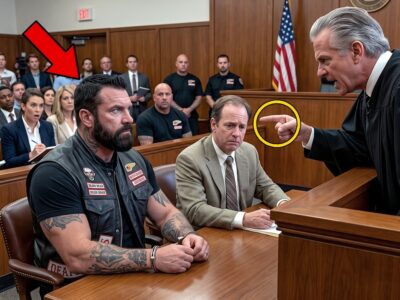 The Judge Mocked a Silent Hells Angel in Court — Then One Phone Call Changed the Entire Case