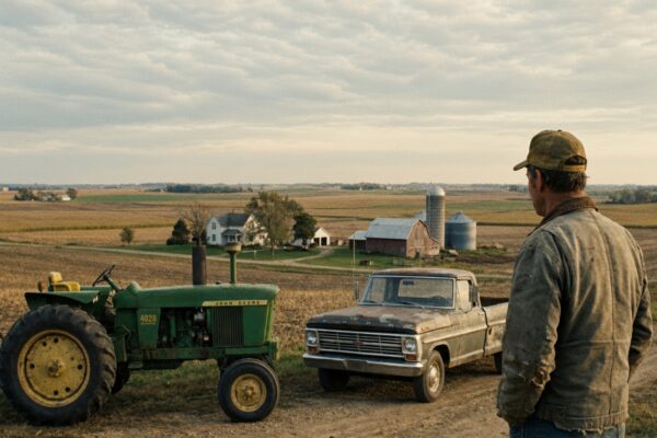 He Thought His Father Left Him Nothing but an Old John Deere and a Rusty Ford, Assuming the Farm Was Worthless—Until He Opened the Property Records and Discovered the Family Land Covered More Than 700 Acres