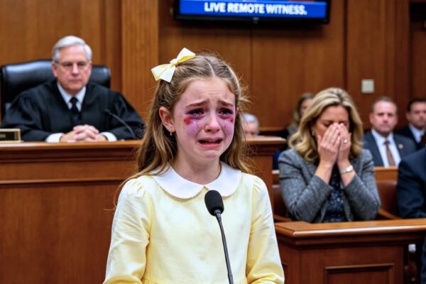 My husband filed for divorce, and my ten-year-old daughter asked the judge