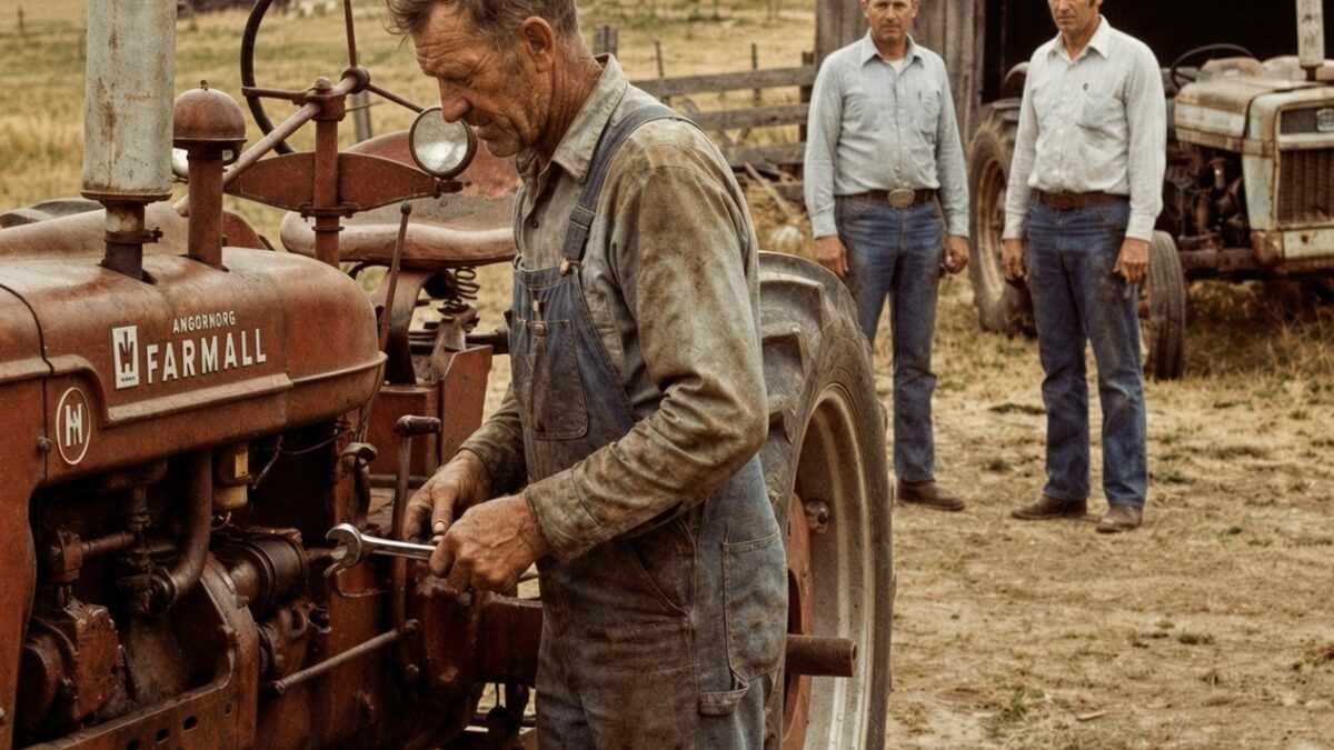 Three Brothers Split Their Father’s Farm and Took Different Paths, With Two Buying Expensive New Equipment—But the One Who Kept Dad’s Old Gear Still Owned His Land Years Later While the Others Lost Theirs