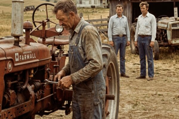 Three Brothers Split Their Father’s Farm and Took Different Paths, With Two Buying Expensive New Equipment—But the One Who Kept Dad’s Old Gear Still Owned His Land Years Later While the Others Lost Theirs