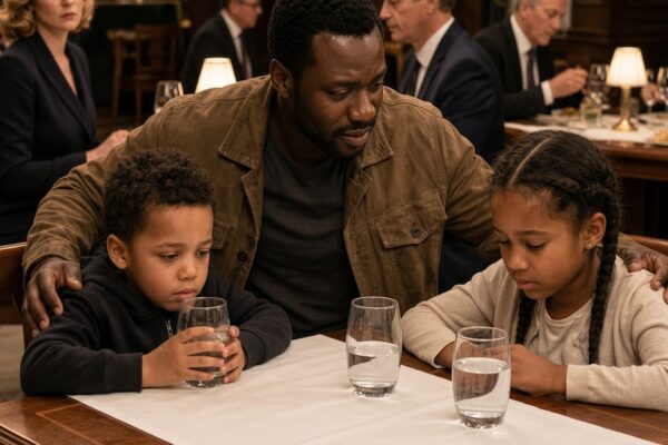 Billionaire Watches Single Dad Order Only Water for His Kids — What She Did Next Made Everyone Cry