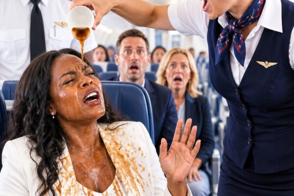 The Stewardess Poured Coffee On The Black Woman’s Face, But She Didn’t Know She Owned An Airline.