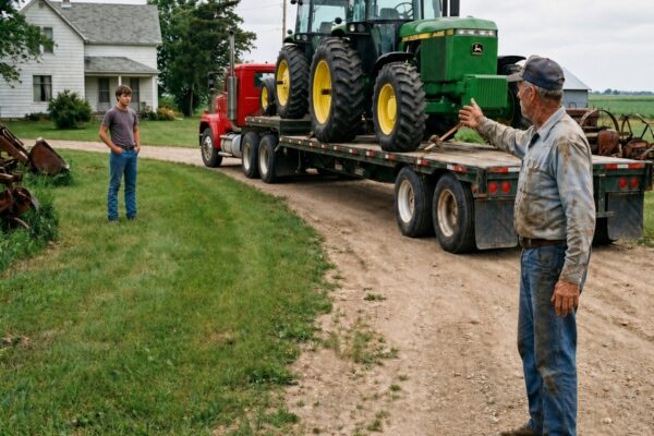 The Son Ordered Two Brand-New John Deere Tractors Without Telling His Father, Confident They Were Exactly What the Farm Needed—But When the Delivery Truck Arrived, Dad Took One Look at the Machines and Ordered the Driver to Turn Around Before Entering the Property