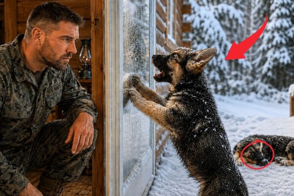 A Young Navy SEAL Heard a Puppy Crying Outside—What He Found Behind the Cabin Broke His Heart