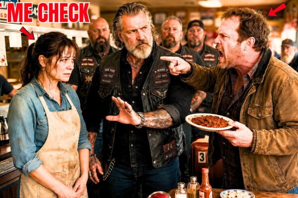 A Rude Customer Challenged Her at the Counter — Hells Angels Stood Beside the Diner Owner 