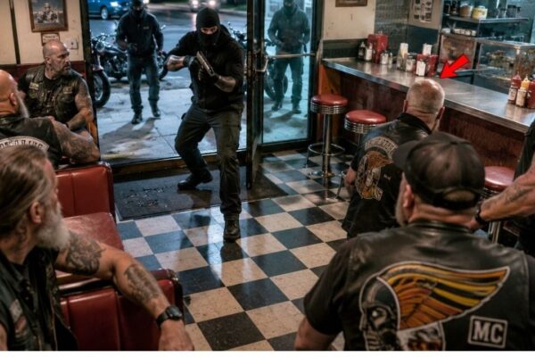 Robbers Targeted a Hells Angels Diner — The Security Footage Shocked Everyone 