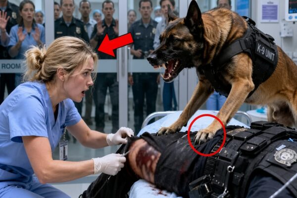 They Left the Nurse Alone with an Aggressive Service K9—What Happened Next Left Everyone Speechl