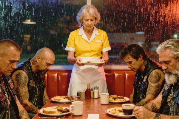Broke Waitress Fed 5 Grieving Bikers For Free — What Happened 53 Hours Later Will Shock You