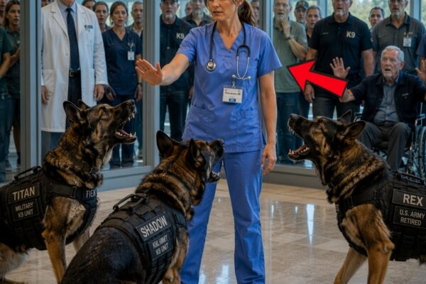 They Left the Nurse Alone With 3 Military K9s For A Lesson—Until All 3 Dogs Taught Everyone a Lesson