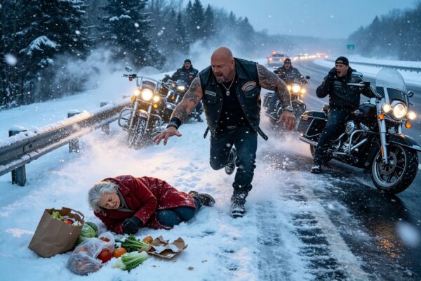 No One Helped the Freezing Old Lady — Hells Angels Bikers Saved Her Story Forever 