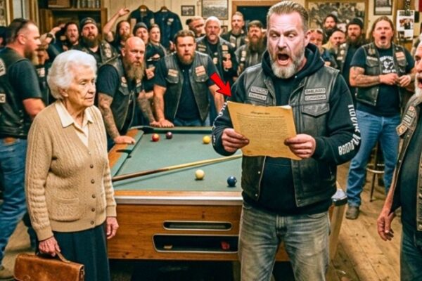 A 87 Year Old Widow Was Laughed At… Then She Pulled Out a Letter From a Hells Angels Legend 