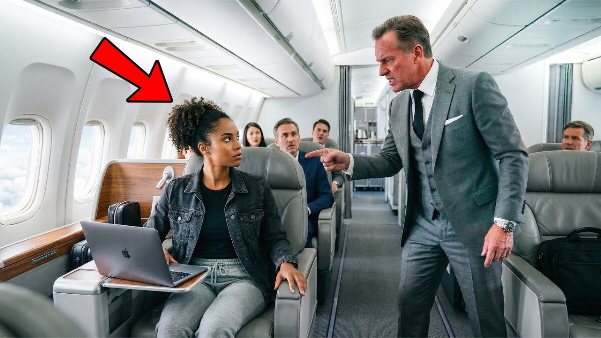 White Passenger Mocks Black Girl in First Class — Minutes Later, He’s Escorted Off
