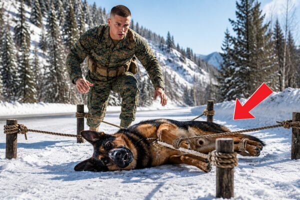 A U S Marine Found a German Shepherd Trapped in Snow — What the Dog Led Him To Changed Everything