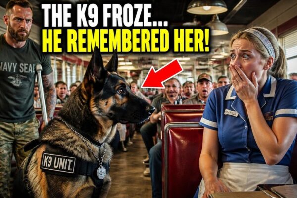 Disabled Navy SEAL Asked a Waitress for a Seat—Then His K9 Recognized the Medic Who Saved Him 