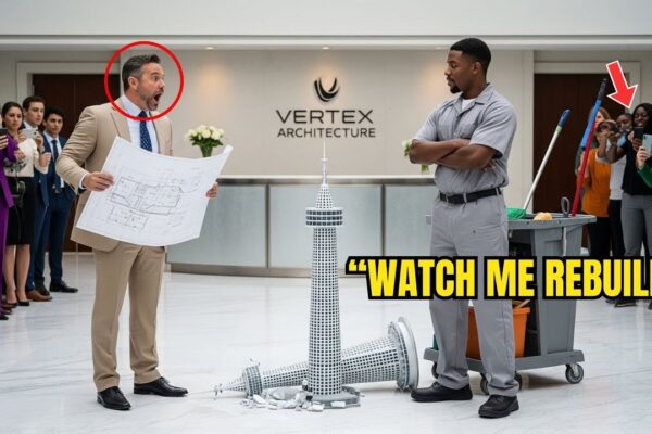 “Bring Me the Real Architect” CEO Said— Then the Black Janitor Walks Up and Stuns the Room