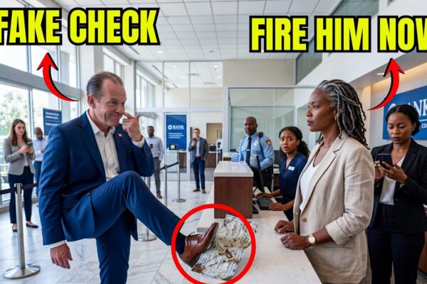 Bank Manager Wiped His Shoes with Black Woman’s $10M Check — Until the CEO Said ‘You’re Done
