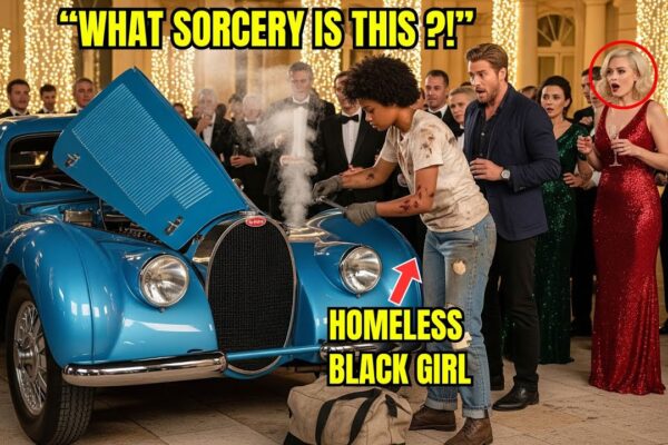 In a Billionaire’s Garage Every Mechanic Stalled — Homeless Black Girl Stepped Forward: “May I try?”