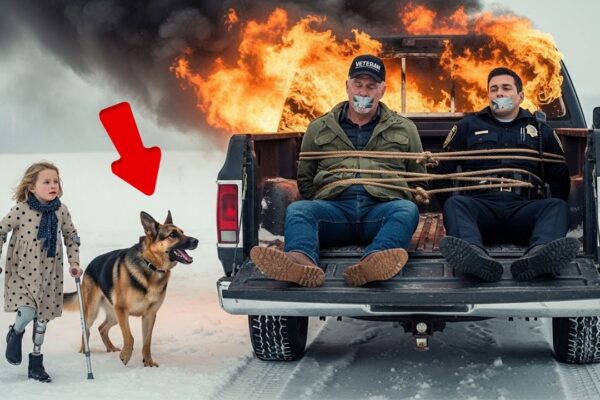 Veteran and Officer Left to Die in Burning Truck — Disabled Girl and German Shepherd Prevented It
