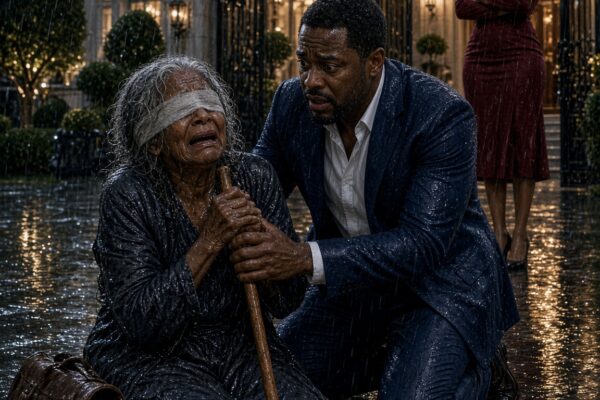 Billionaire Returned Home Suddenly and Found His Blind Mother Thrown Into the Rain by His Wife