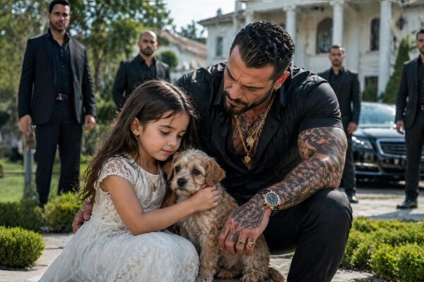 The Mafia Boss’s Silent Daughter Found a Dog Everyone Else Had Given Up On—No Trainer, Guard, or Handler Could Get Near the Unwanted Animal. While the entire mansion believed the dog was impossible to trust, the quiet girl saw something nobody else noticed. With a simple gesture, she formed a connection that left the toughest men in the room completely stunned. The feared Mafia Boss watched in disbelief as his daughter, who rarely communicated with anyone, brought out a side of the dog no one had ever seen. What happened between the lonely girl and the rejected dog revealed a secret that changed the entire family forever.