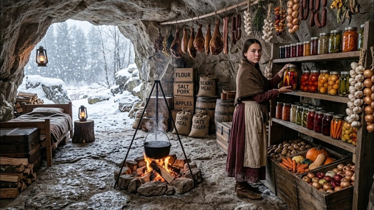 At 17, She Was Laughed At for Hiding Food Inside an Abandoned Cave, and Everyone Thought She Was Preparing for a Disaster That Would Never Come. But When a Deadly Blizzard Suddenly Swept Through the Region, Cutting Off Roads and Leaving Entire Communities Struggling, the secret she had carefully protected became the only hope for survival. The same people who once mocked her returned with desperate questions, shocked that the young girl had planned for what no one else expected. Hidden deep inside the frozen wilderness, the cave held more than supplies—it revealed her courage, intelligence, and a story the entire town would never forget.