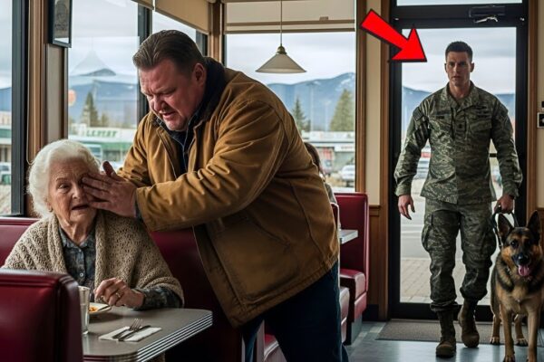 Bully Slapped an Elderly Widow at Diner — Not Knowing Her Son Was a Navy SEAL 