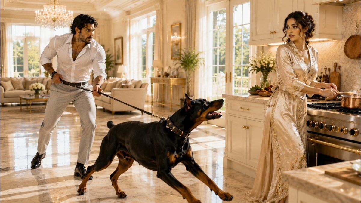 The Mafia Boss’s Guard Dog Kept Pulling Him to the Kitchen — Until He Discovered the Cook’s Secret