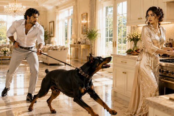 The Mafia Boss’s Guard Dog Kept Pulling Him to the Kitchen — Until He Discovered the Cook’s Secret