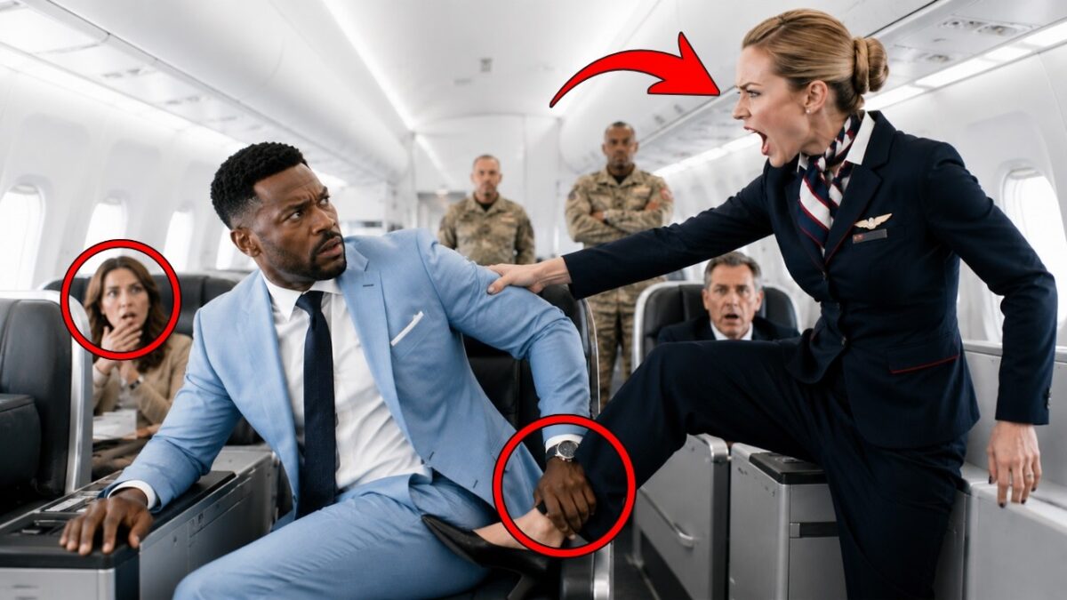 Flight Attendant Kicks Black CEO for First Class at a Military Base — Not Knowing He’s a War Hero