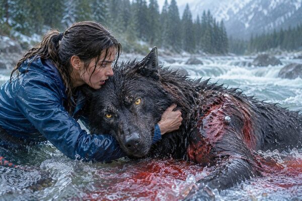 She Pulled a Wounded Wolf From the River — Unaware the Creature Was the Alpha King’s Last Hope