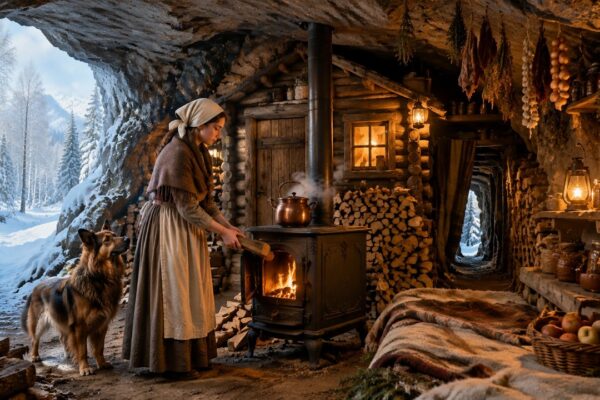 Exiled at 18, She Built a Cave Cabin With a Hidden Back Exit—Then the Blizzard Sealed Her Front Door