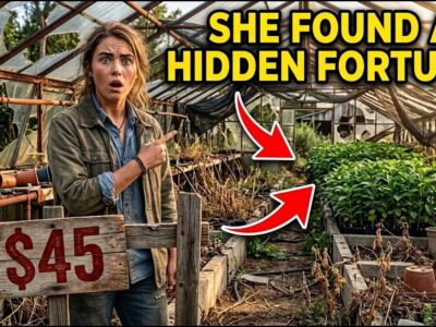 Homeless at 20, She Bought a $45 Abandoned Nursery — Then She Pulled Back One Tarp and Stopped Cold
