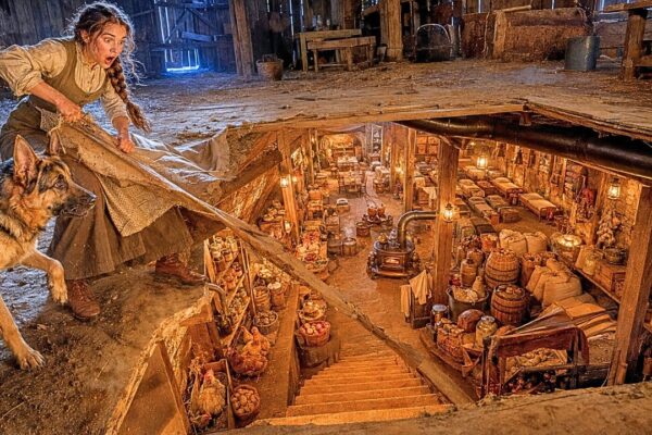 She Was Cleaning Her Late Father’s Barn—Then a Hidden Hatch Made Her Drop Everything and Pull It Open
