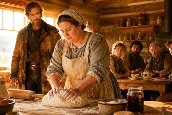 The Foreman Told His Quiet Bride to Stay in the Kitchen—Then She Opened the Ranch Ledger Before the Whole Crew