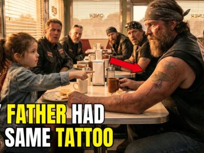 Little Girl said My Father Had That same Tattoo— 5 Bikers Froze When They Realized What It Meant 