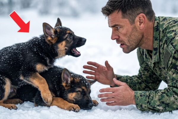 Navy SEAL Found Two Puppies in the Snow—What They Led Him To Left Everyone Speechless