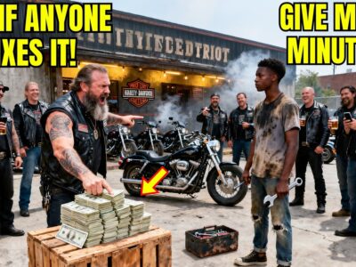 Hells Angels Bet $5N No One Can Fix Their Bike—Until an 18-Yr-Old Picks Up a Wrench “Give Me 5 Min” 