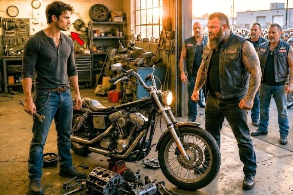 Unfixable Biker Bike Was Taken Apart by a Teen—Then 298 Hells Angels Came in Silence