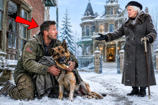 93-Year-Old Saw a Marine and His Starving K9 in the Snow — What She Said Changed His Life…