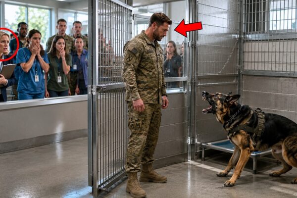 The Shelter Marked Him “Too Dangerous”—Then a Navy SEAL Entered the Kennel Alone