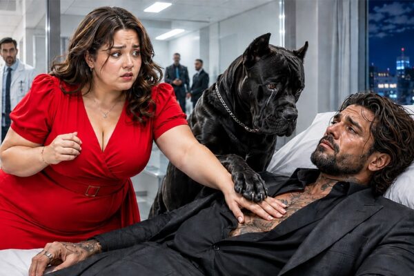 No Doctor Dared Touch the Feared Mafia Boss’s Motionless Body — His Private Medical Team Stood Frozen, Afraid to Make the Wrong Move, While His Massive Guard Dog Refused to Let Anyone Near Him. Then, Without Warning, the Dog Walked Straight Toward Me, Grabbed My Sleeve, and Slowly Guided Me to His Owner’s Bedside. Everyone Expected the Animal to Turn on Me, but instead, he gently placed my trembling hand against the Mafia Boss’s chest. What I Felt Beneath My Palm Made the Entire Room Go Silent — and changed everything they thought they knew about him.