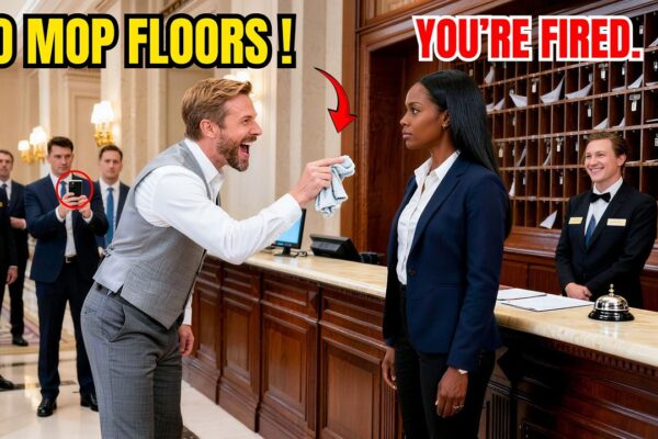 Manager Sneers “Go Mop Floors” at Black Woman — Seconds Later, Goes Pale Recognizing His CEO