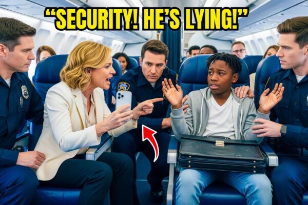 White Passenger Accuses Black Boy in First Class — Then Froze When He Said “I Own the Airline”